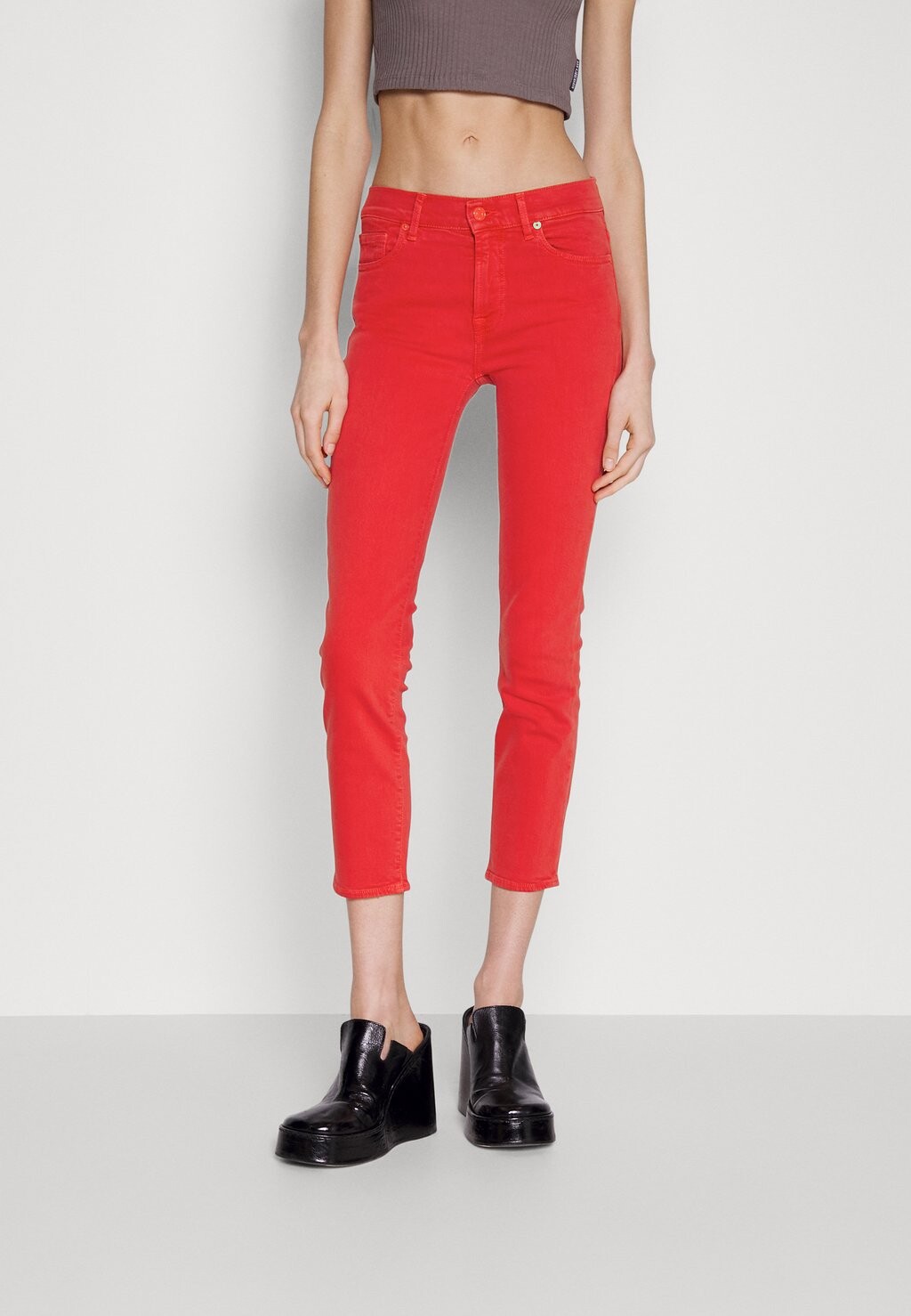 

Брюки 7 for all mankind, красный
