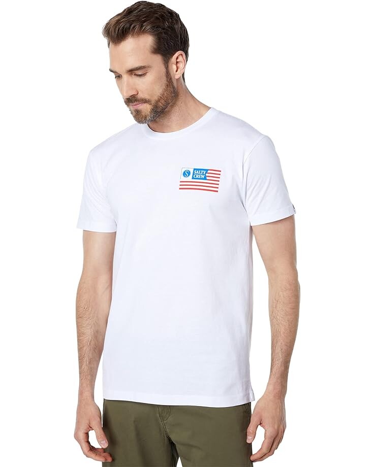 

Футболка Salty Crew Stars & Stripes Premium Short Sleeve Tee, белый