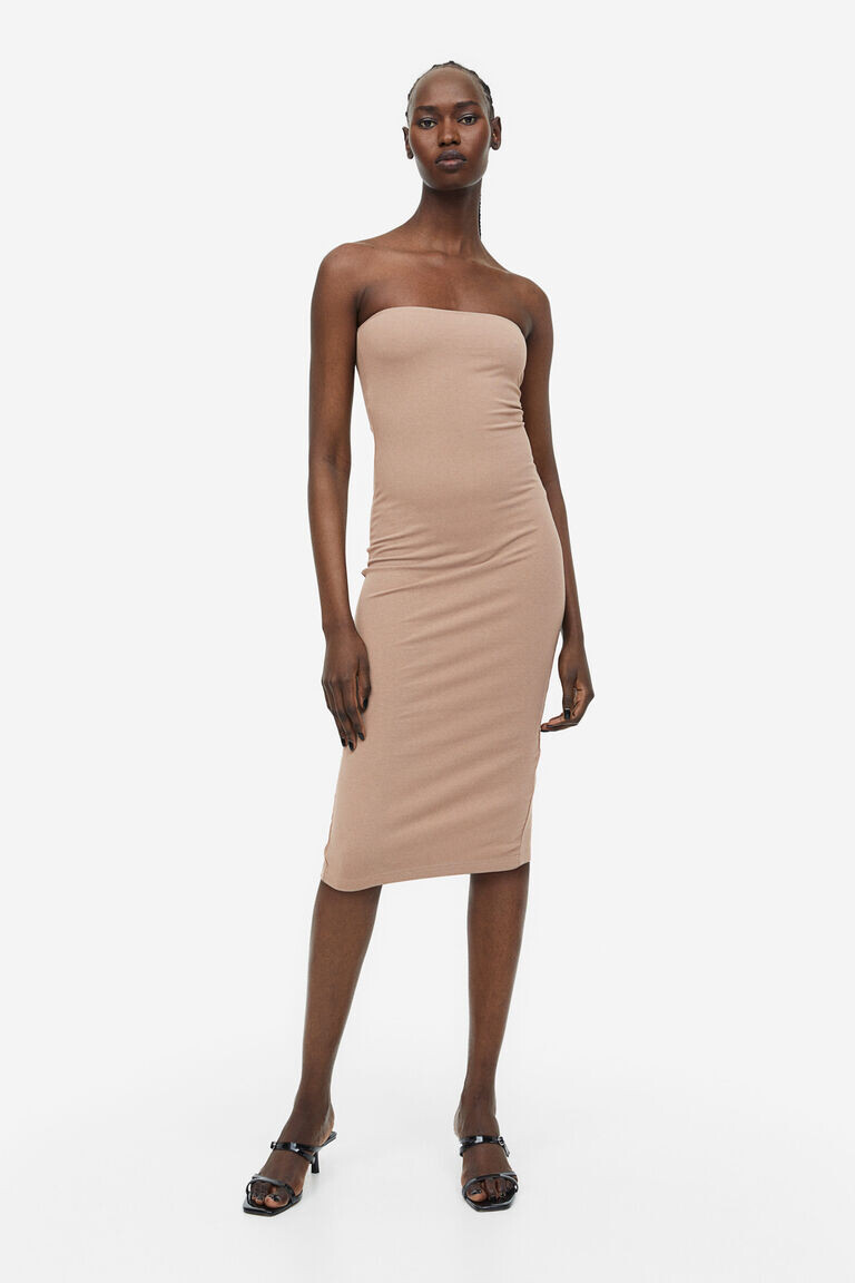 

Платье-бандо H&M, серый