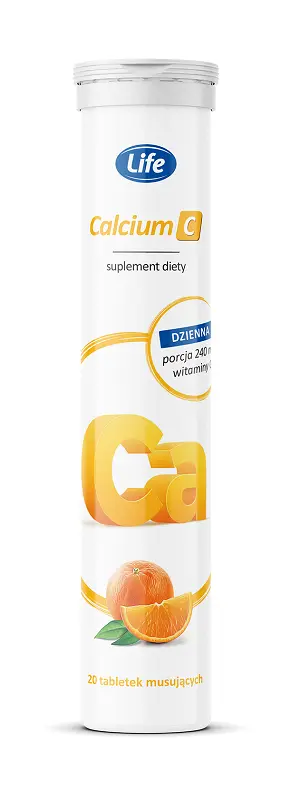 

Life Calcium C шипучие таблетки, 20 шт.