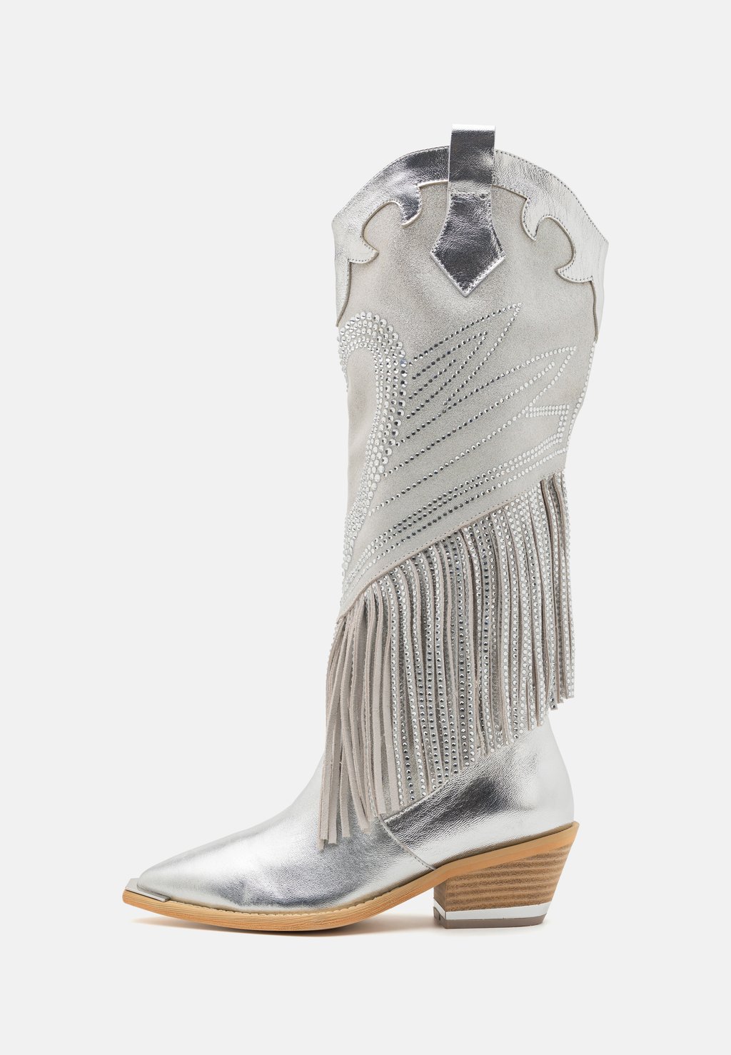 Техасские/байкерские ботинки Alma en Pena, серебро техасские байкерские ботинки alma en pena белые