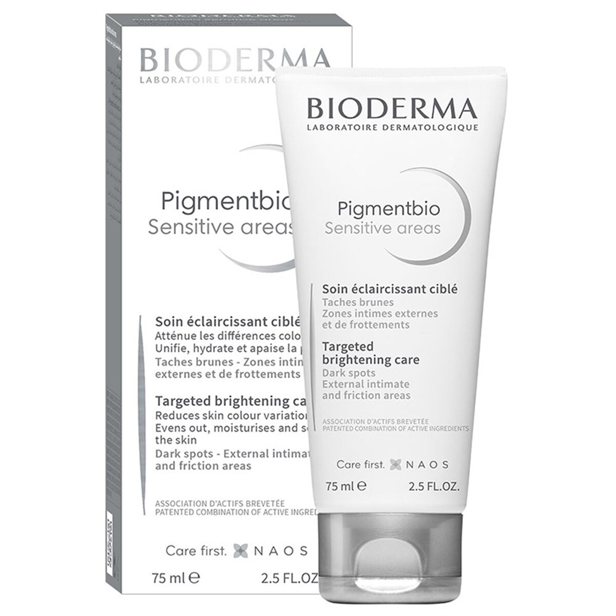 

Bioderma Pigmentbio Отбеливающий крем для чувствительной области 75 мл