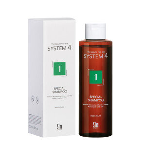 Система 4, Специальный шампунь 1, жировой отрубевидный лишай, ПсА, псориаз 250 мл, System 4 Therapeutic Hair SPA