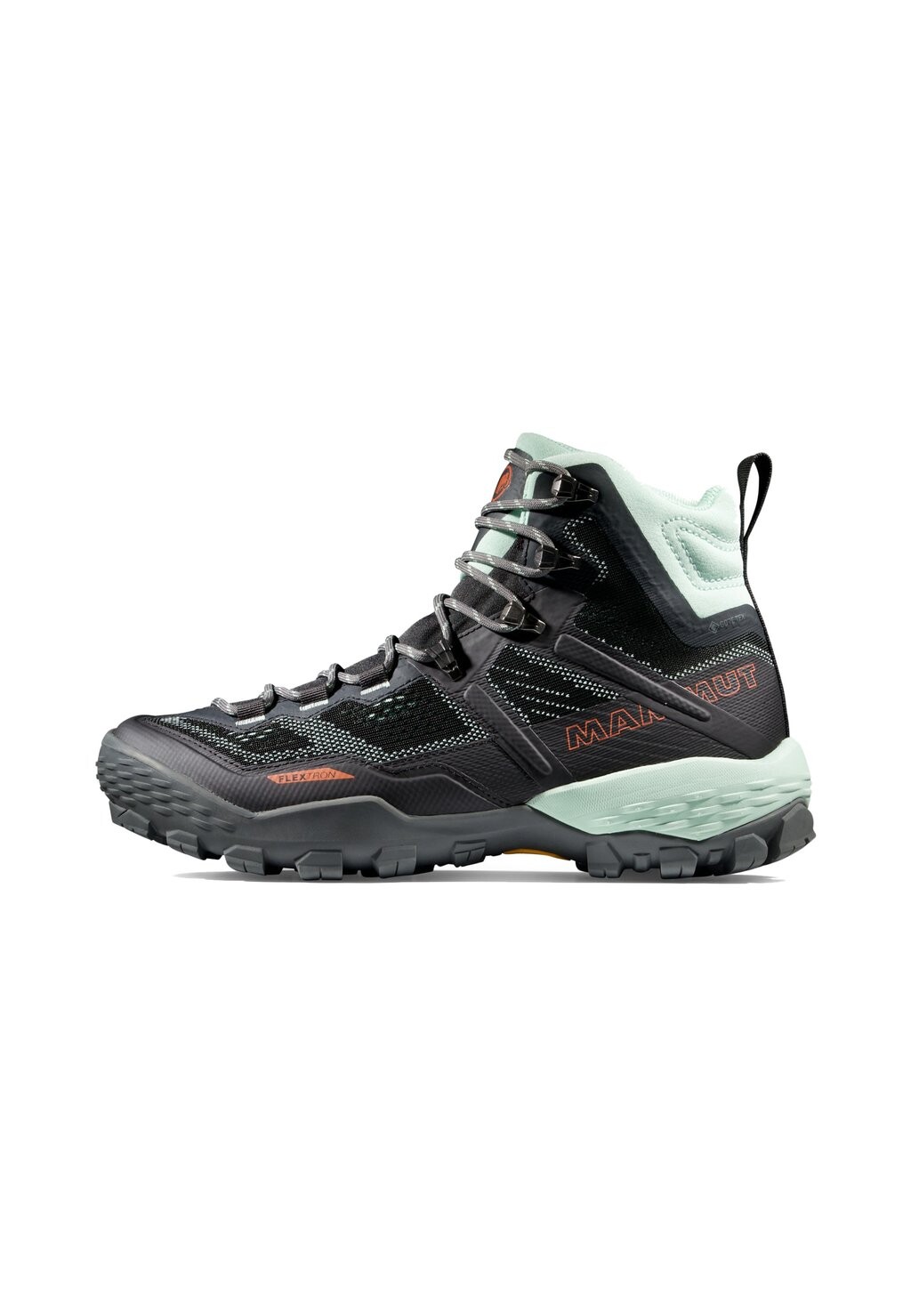 

Кроссовки DUCAN HIGH GTX Mammut, цвет dark steel-neo mint