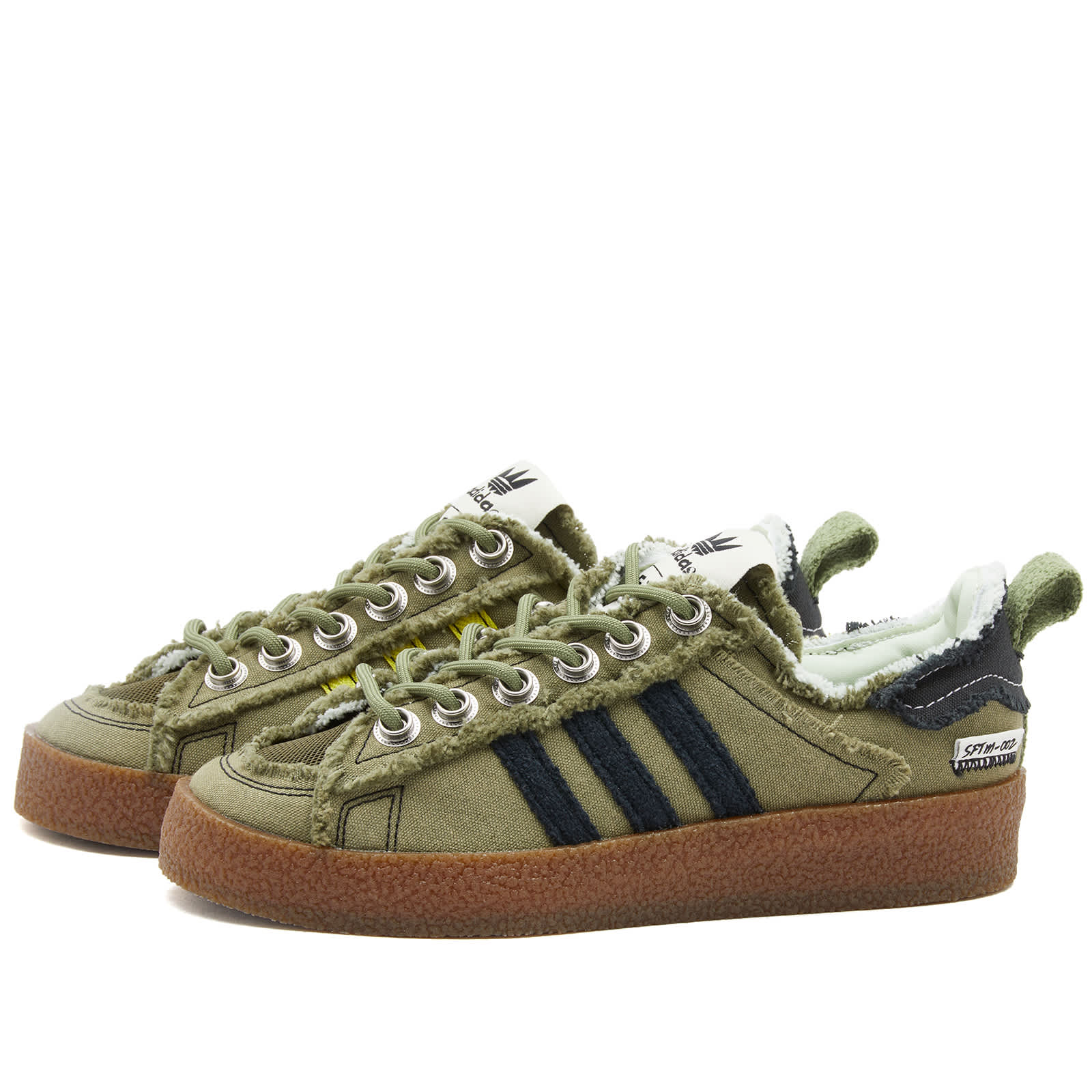 Кроссовки Adidas X Sftm Campus 80S, цвет Olive, Black & Gum – купить из-за  границы через сервис «CDEK.Shopping»