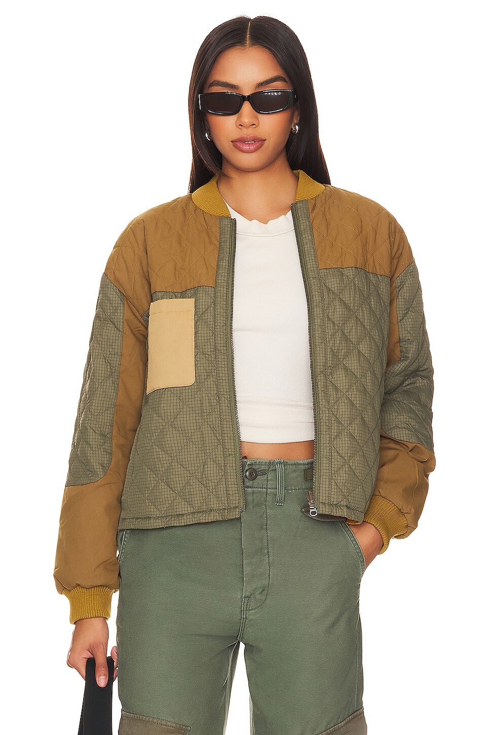 

Пуховик The Great The Reversible Traveler Puffer, цвет Army Multi
