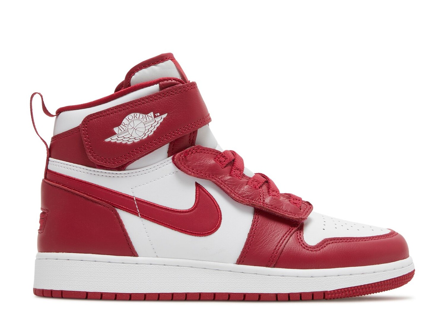 Кроссовки Air Jordan Air Jordan 1 High Flyease Gs 'Cardinal Red', красный кроссовки jordan air jordan 1 element light curry cardinal red sail black