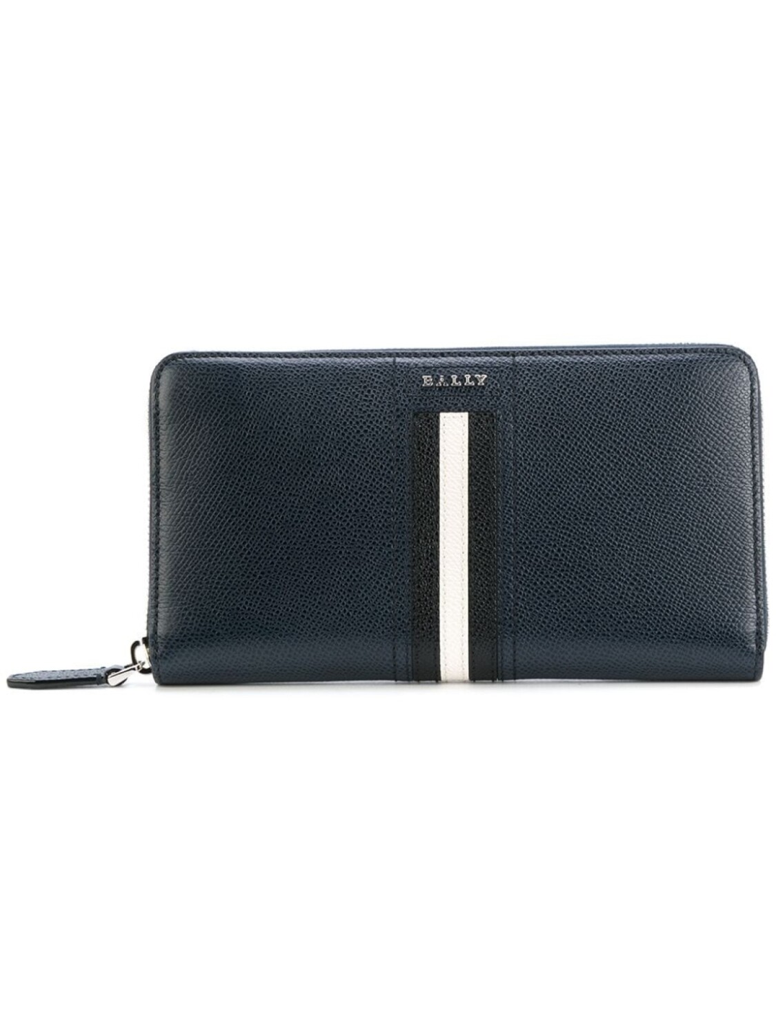 

Кошелек с полосками и круговой молнией Bally, синий