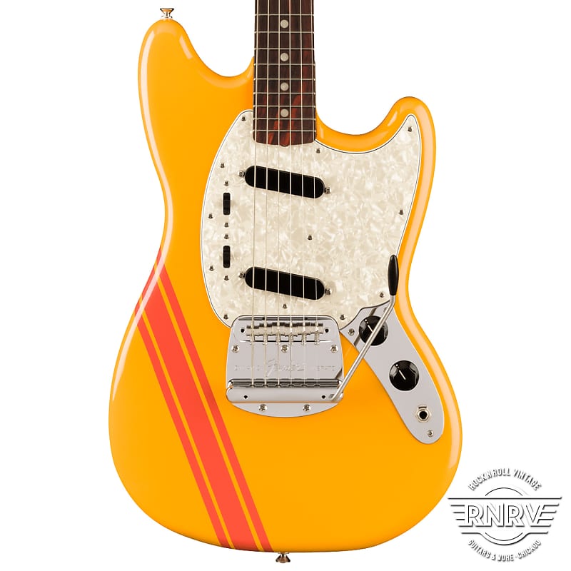 Электрогитара Fender Vintera II '70s Competition Mustang with Rosewood Fretboard - Competition Orange электрогитара fender vintera ii 70s jaguar with maple fretboard black