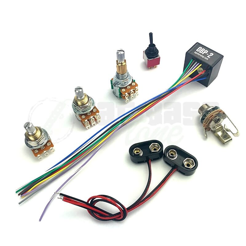 

Басс гитара Aguilar OBP-2 Custom 2 Band Bass Preamp Kit for 2 Pickup - 3 Knob & 1 Switch Configuration