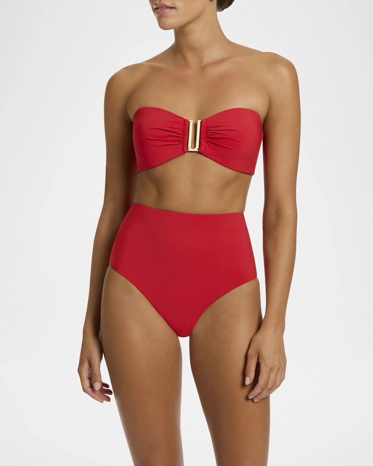 

Плавки для плавания Jetset с завышенной талией Jets Australia, цвет Rosso