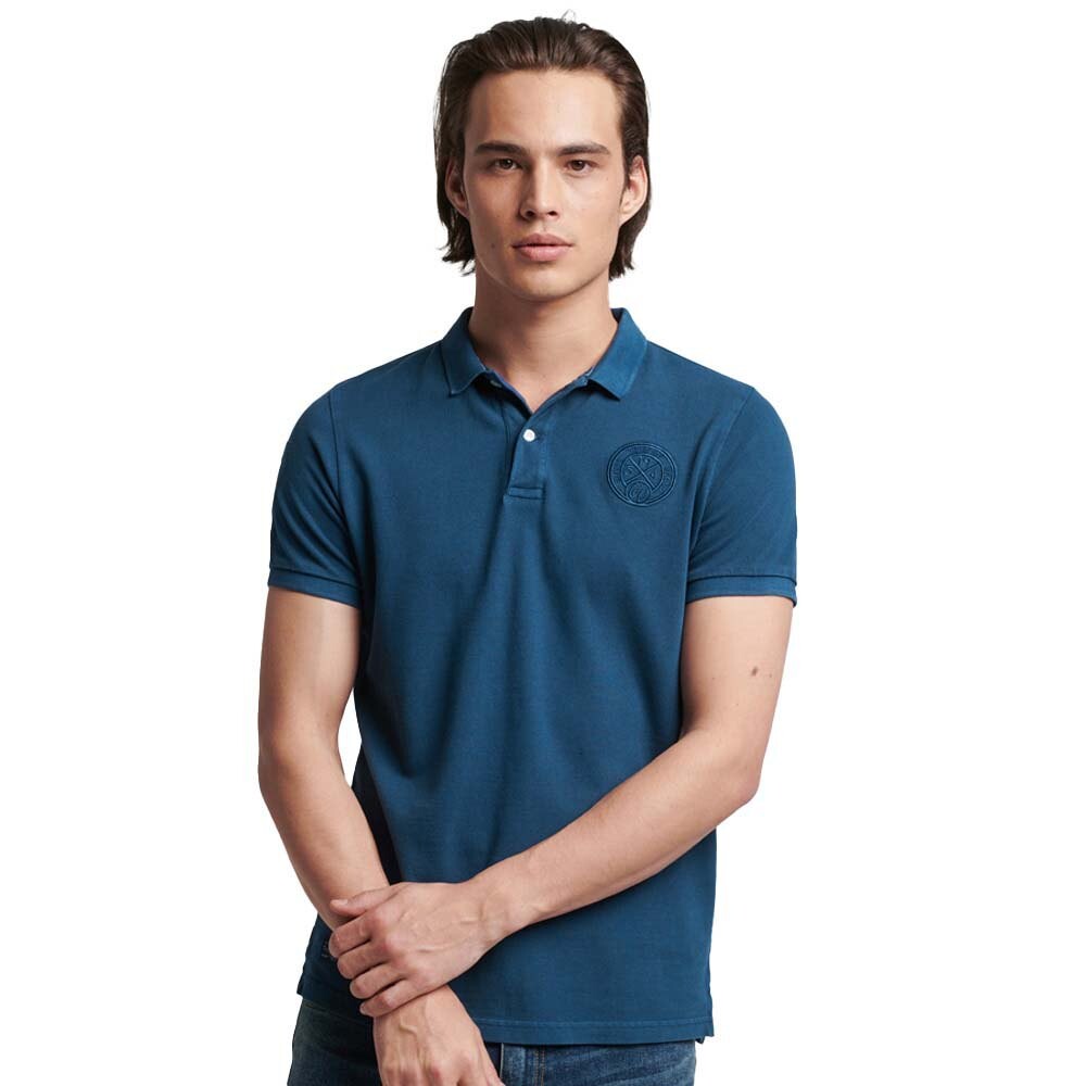 

Поло Superdry Vintage Superstate, синий