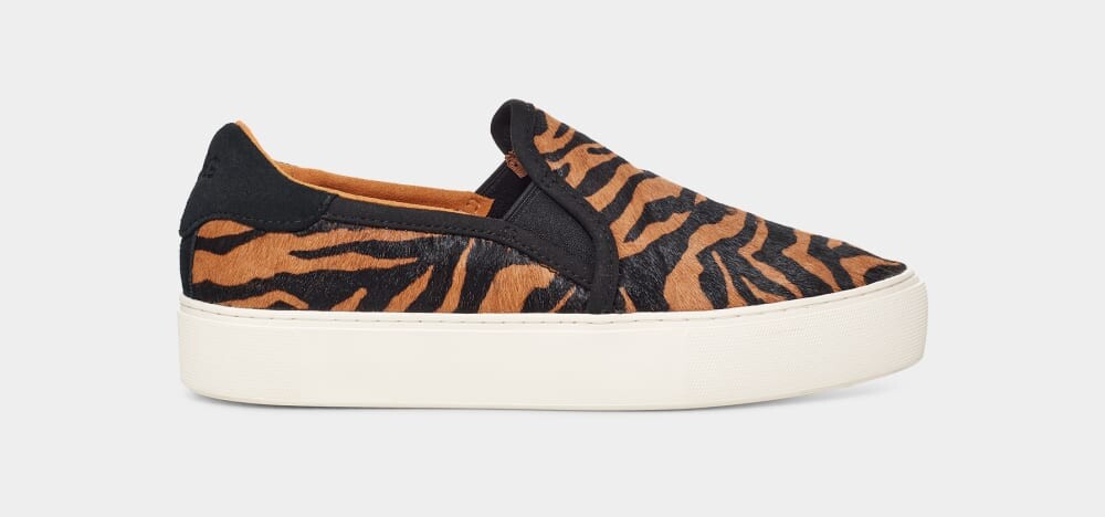 

Слипоны Cahlvan Tiger Print UGG, оранжевый