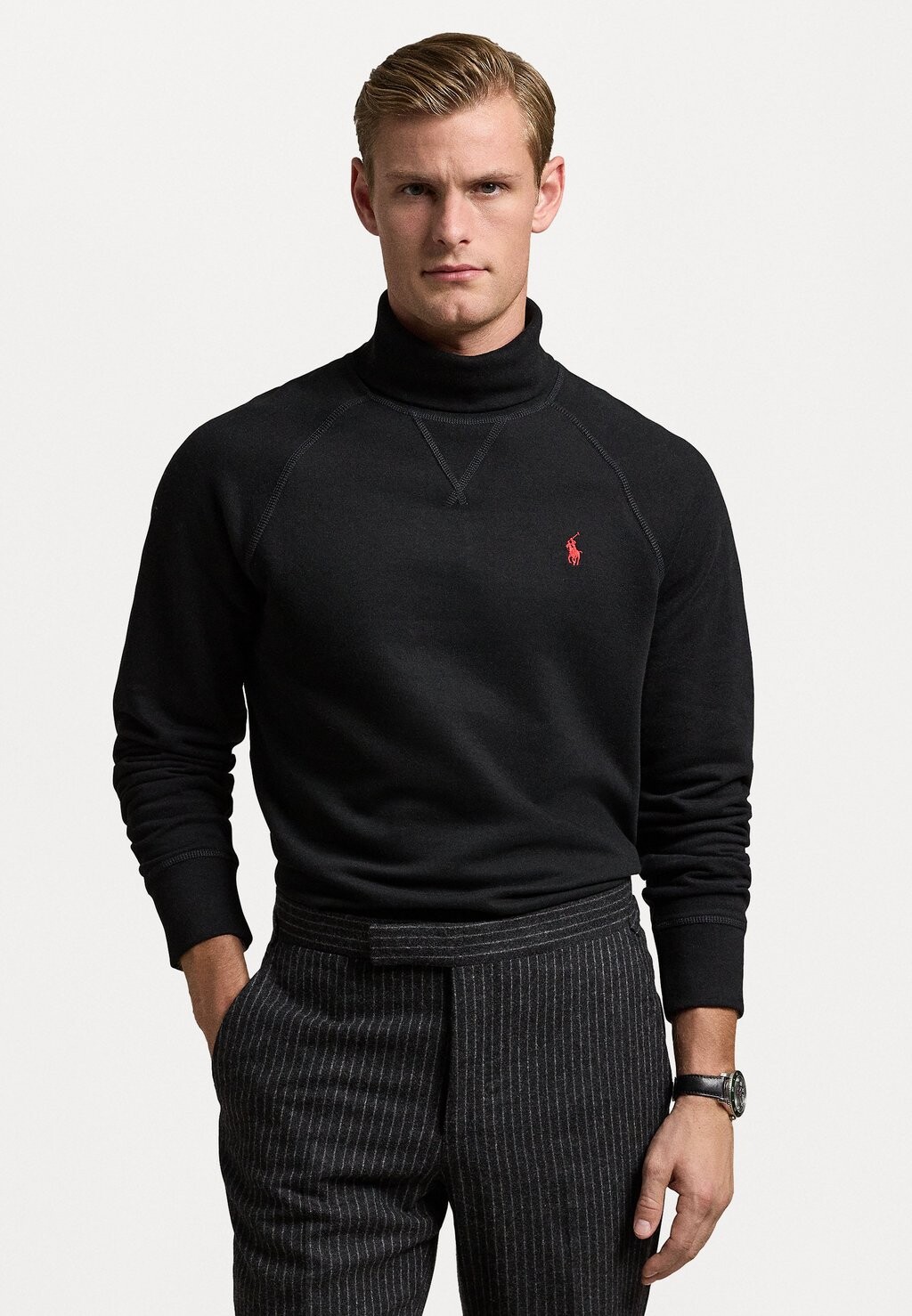 

Толстовка THE RL FLEECE TURTLENECK SWEATSHIRT Ralph Lauren, черный