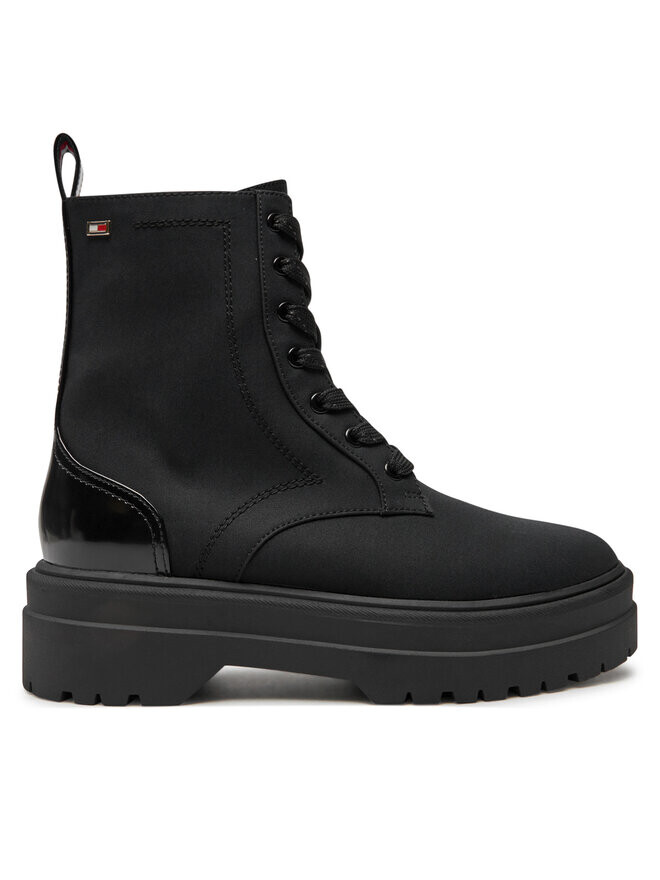 

Сапоги Tommy Hilfiger Flag Ventile Lace Up Boot, черный