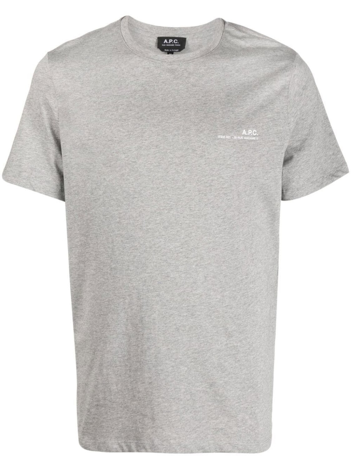 

A.P.C. футболка с логотипом, серый