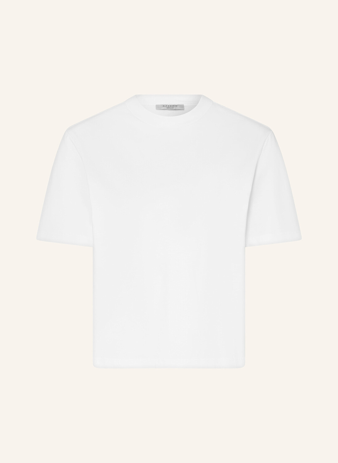 

Футболка холли с вырезом Allsaints, белый