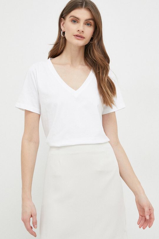 

Хлопковая футболка Calvin Klein, белый