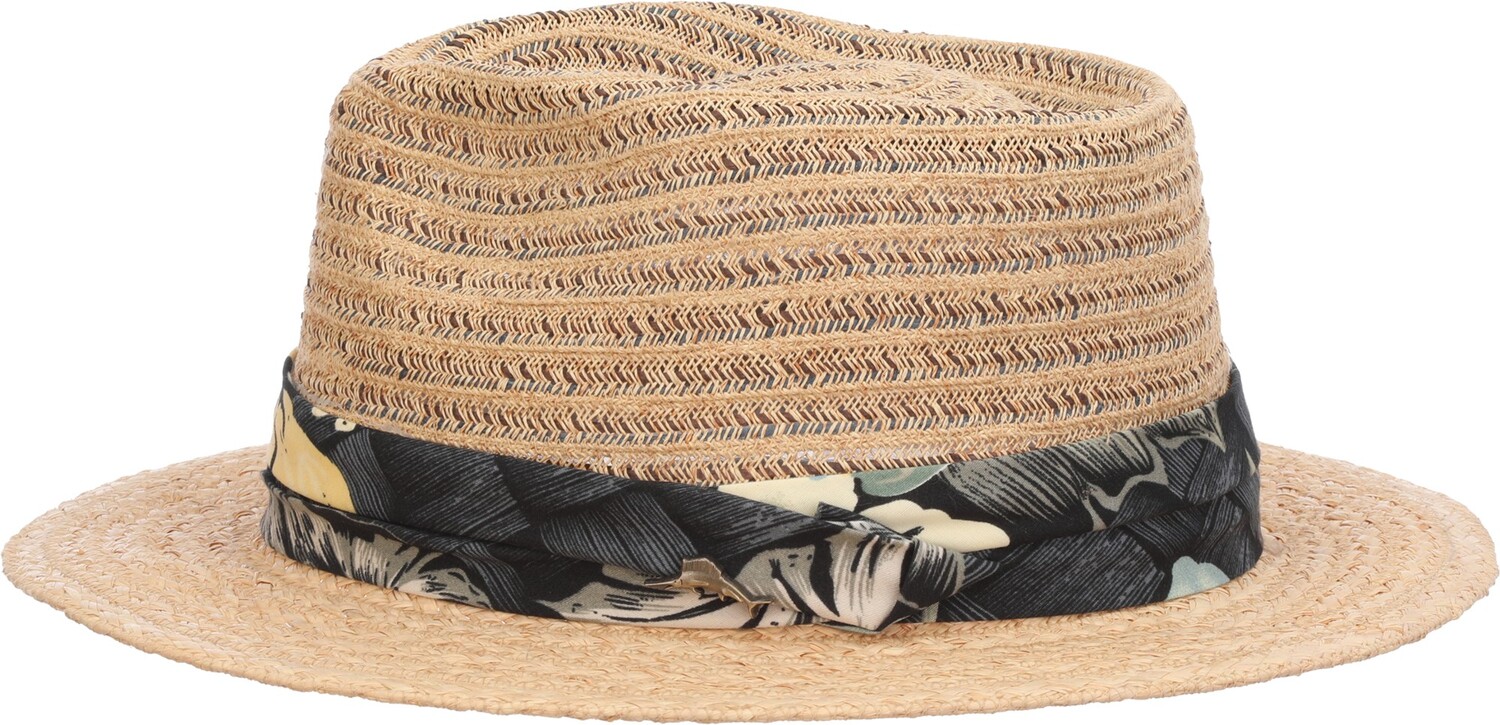 

Шляпа Федора с косой из рафии, мужская Tommy Bahama, хаки