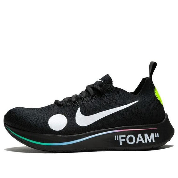 

Кроссовки x off white zoom fly mercurial flyknit Nike, черный