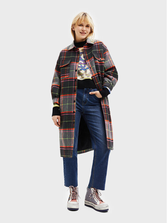 

Переходное пальто свободного кроя Desigual, мультиколор