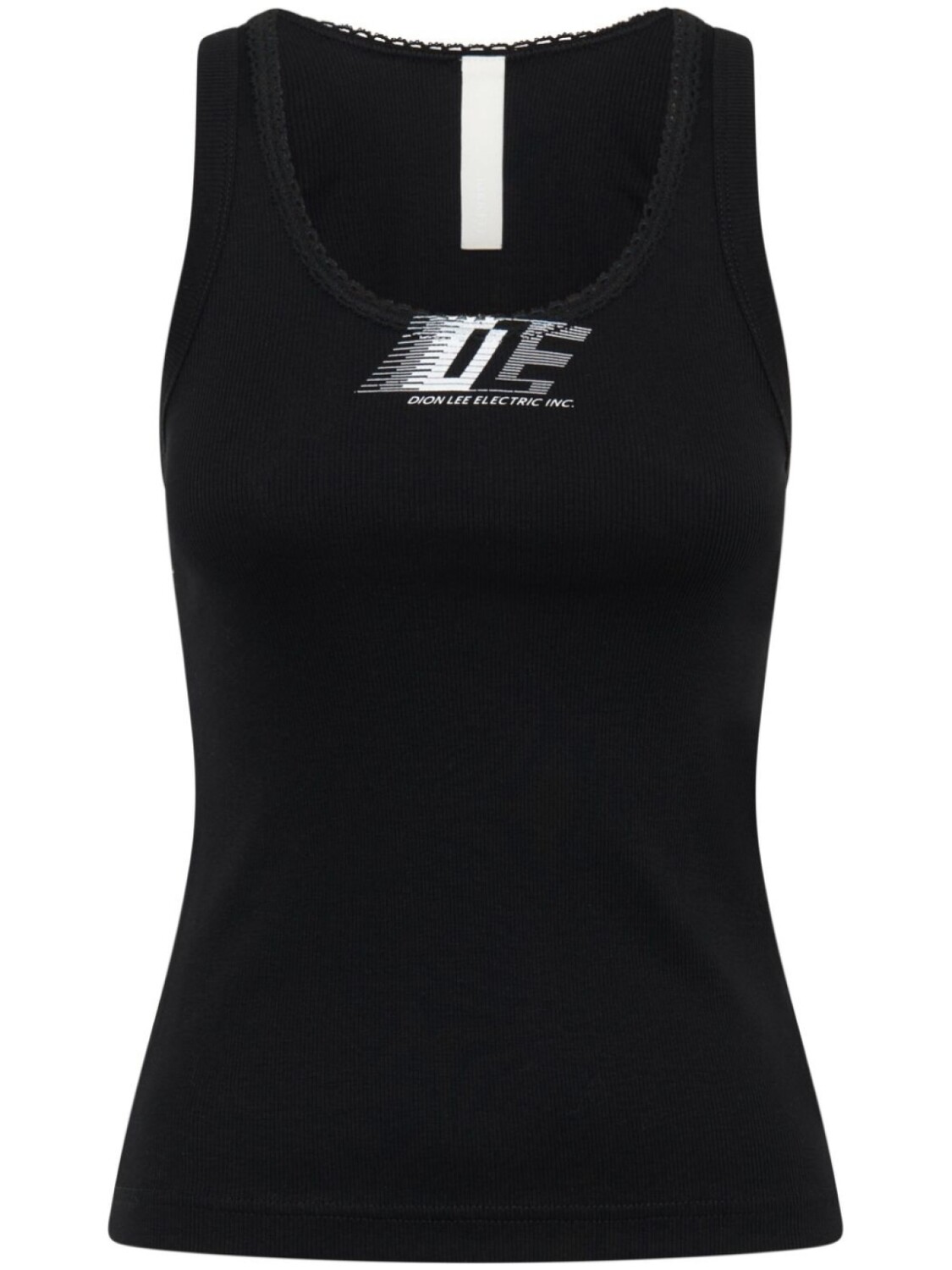 

Dion Lee топ DLE из органического хлопка, черный