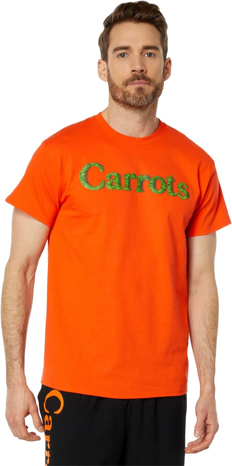 

Футболка с надписью Grass Carrots By Anwar Carrots, оранжевый