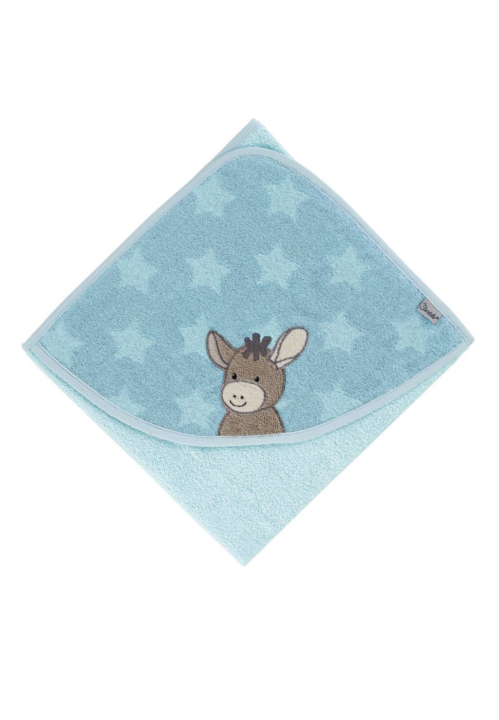 

Полотенце HOODED BATH TOWEL EMMI Sterntaler, цвет light blue