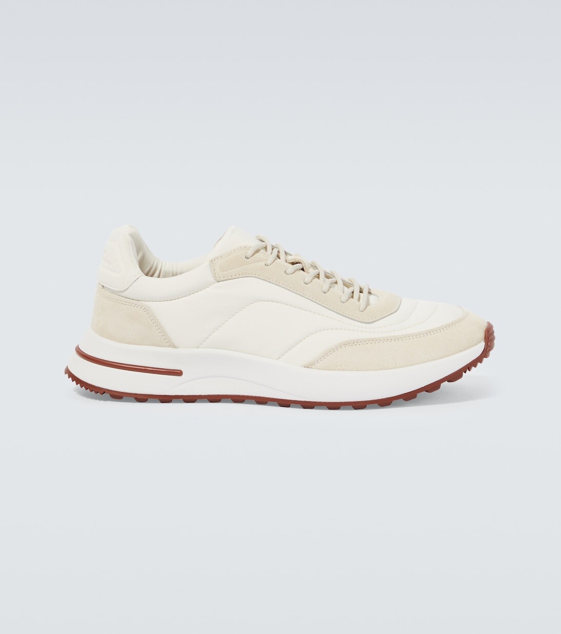 

Кроссовки week end walk с кожаной отделкой Loro Piana, белый