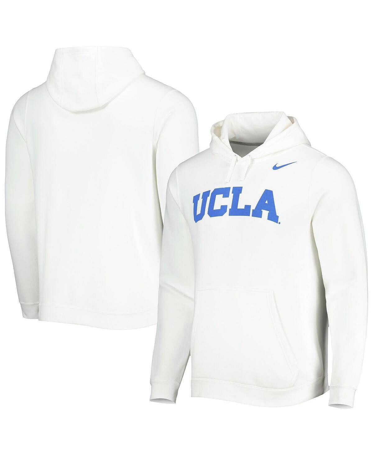

Мужской белый пуловер с капюшоном и логотипом UCLA Bruins Club Nike