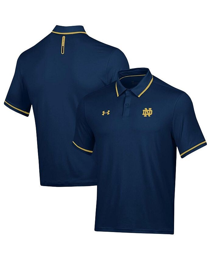 

Мужская темно-синяя рубашка-поло Notre Dame Fighting Irish T2 с наконечником Performance Under Armour, синий