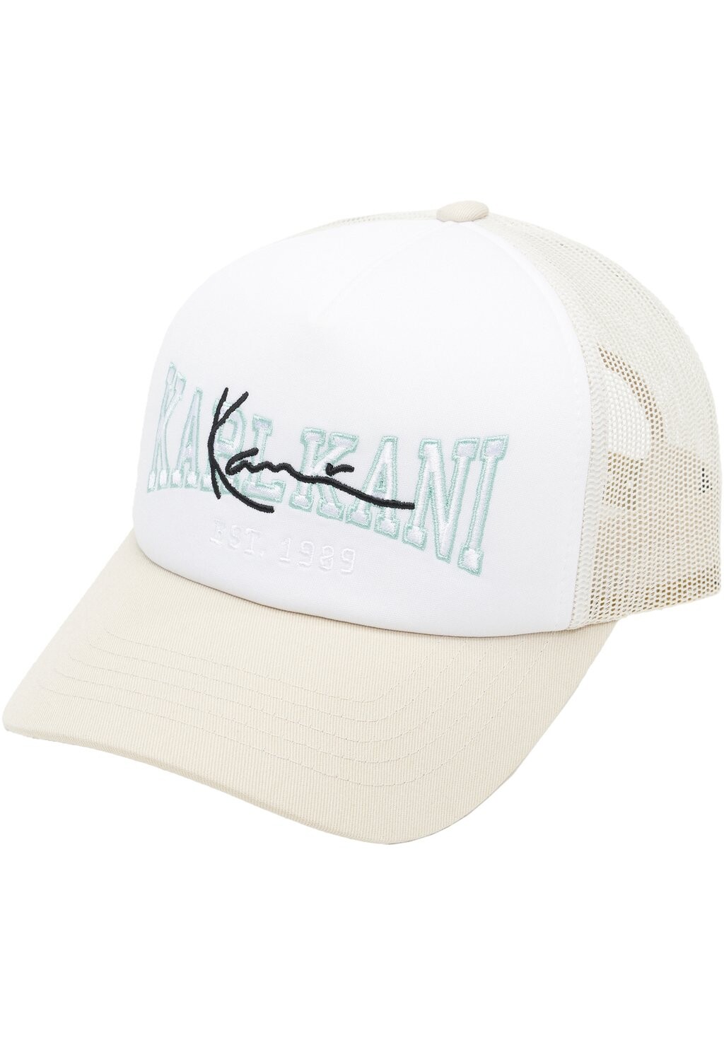 

Бейсболка COLLEGE SIGNATURE TRUCKER C Karl Kani, цвет offwhite white