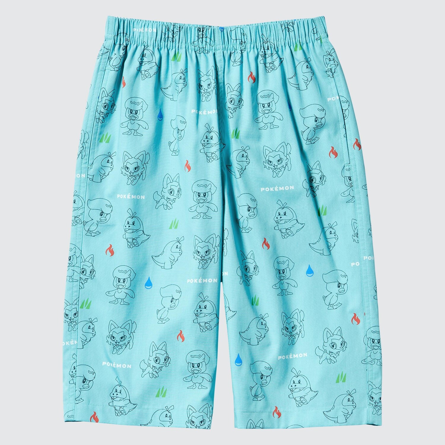 

Шорты UNIQLO Ut Pokemon, зеленый