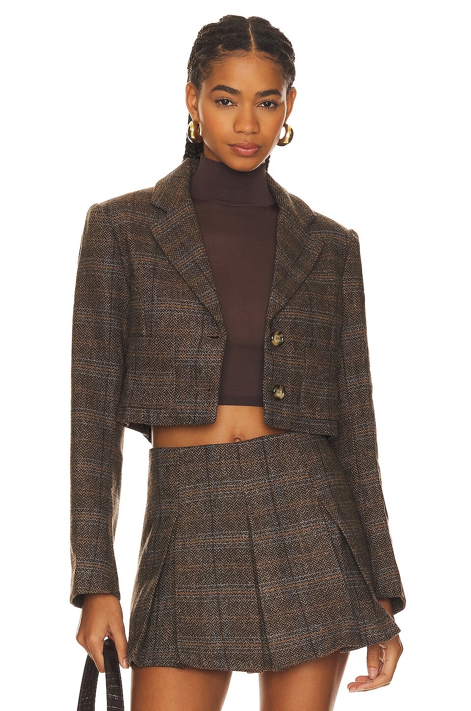 

Куртка ASTR the Label Siarah, цвет Brown & Blue Multi