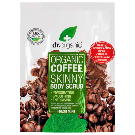 Скраб для тела с мятой и кофе, 200 мл Dr Organic, Dr Organic Ltd