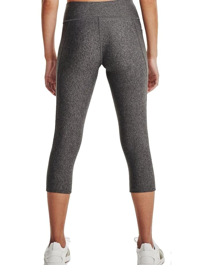 

Брюки Under Armour HeatGear Armour Mid Capris, цвет Charcoal Light Heather/White