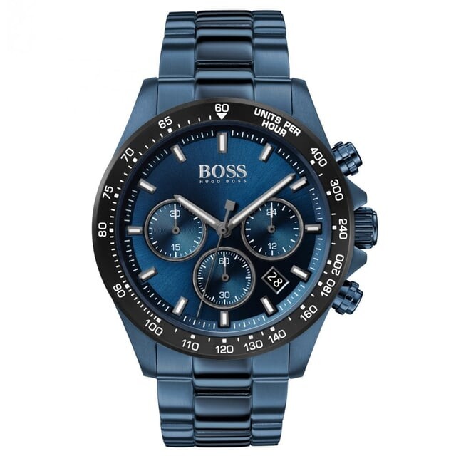 

Мужские часы Hero с хронографом 1513758 Hugo Boss, синий