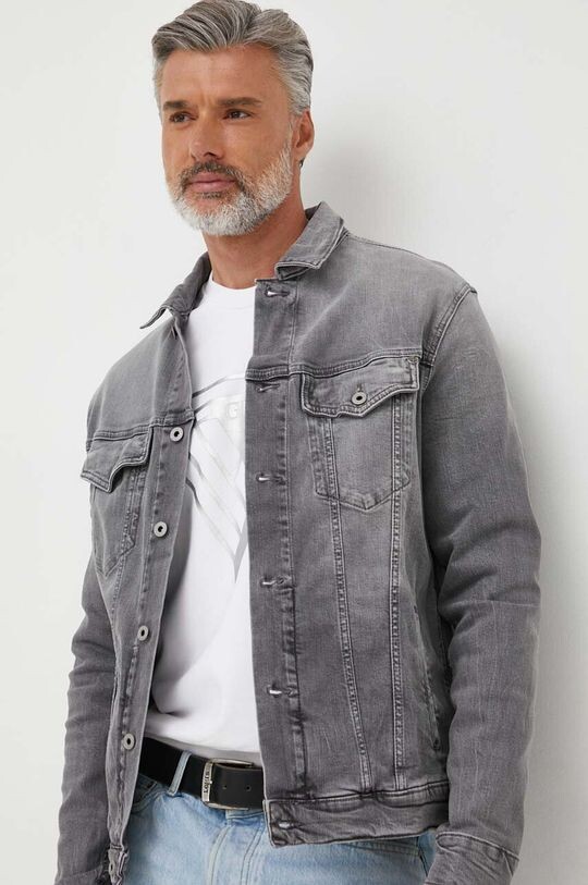 

Джинсовая куртка Pinners Pepe Jeans, серый