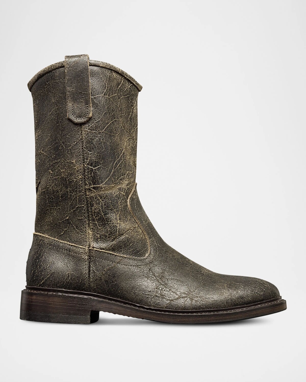 

Мужские кожаные ботинки Roper Dallas Allen Edmonds, цвет Husk