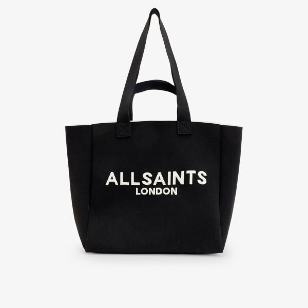 

Сумка-тоут izzy из переработанного полиэстера с логотипом Allsaints, черный