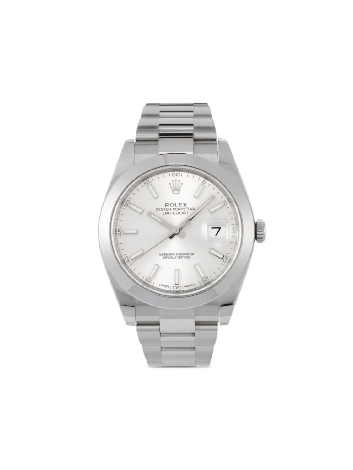 

Rolex 2024 год, неношеные, Datejust 41 мм, серебристый