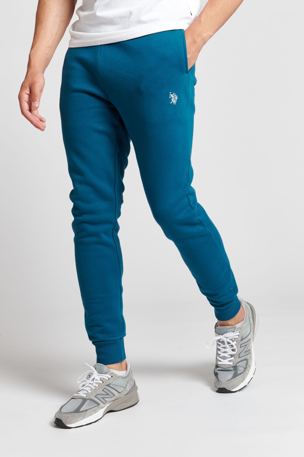 

Синие мужские трикотажные спортивные брюки Legion U.S. Polo Assn, синий