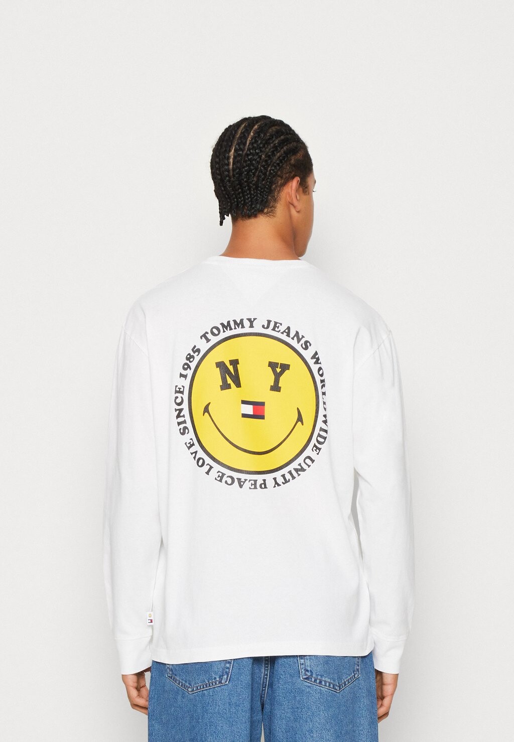

Топ с длинными рукавами Tommy Jeans, белый