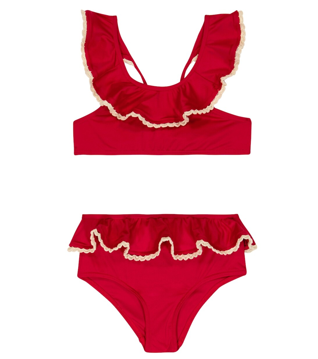 

Бикини Tiggy с оборками Zimmermann Kids, розовый