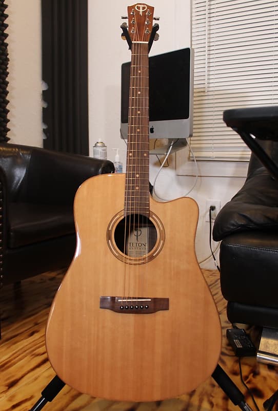 Акустическая гитара Teton Acoustic-Electric Guitar STS110CENT цена и фото