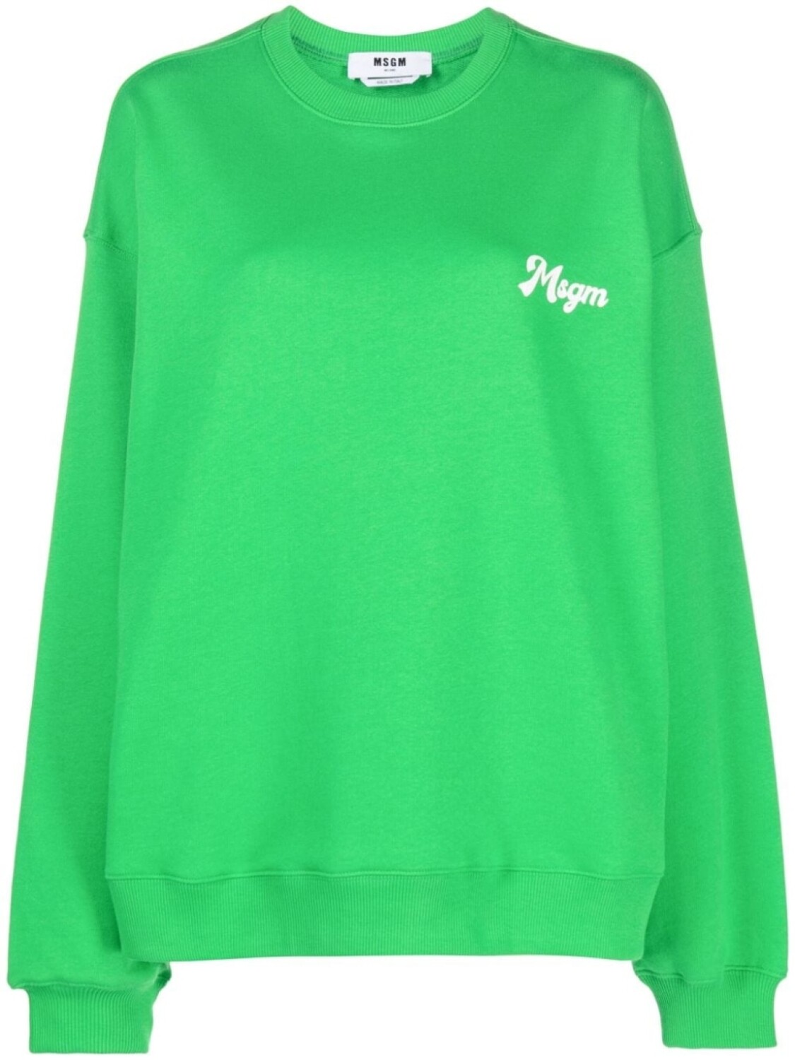 

MSGM толстовка с логотипом, зеленый