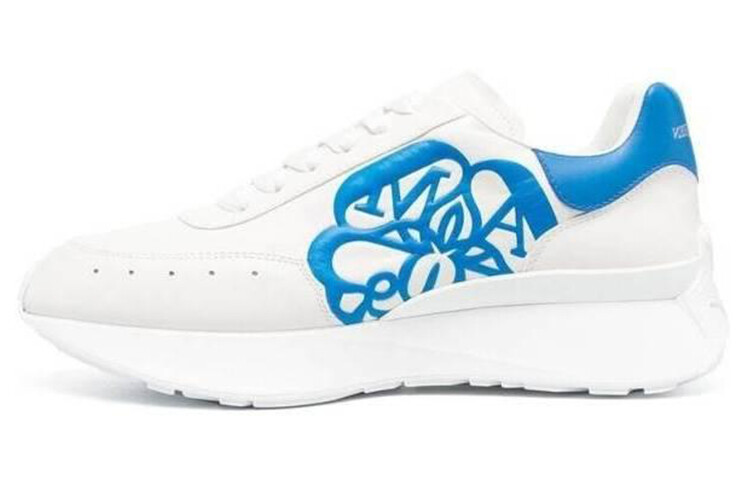 

Кроссовки Alexander McQueen Sprint Runner Lifestyle, белый/синий