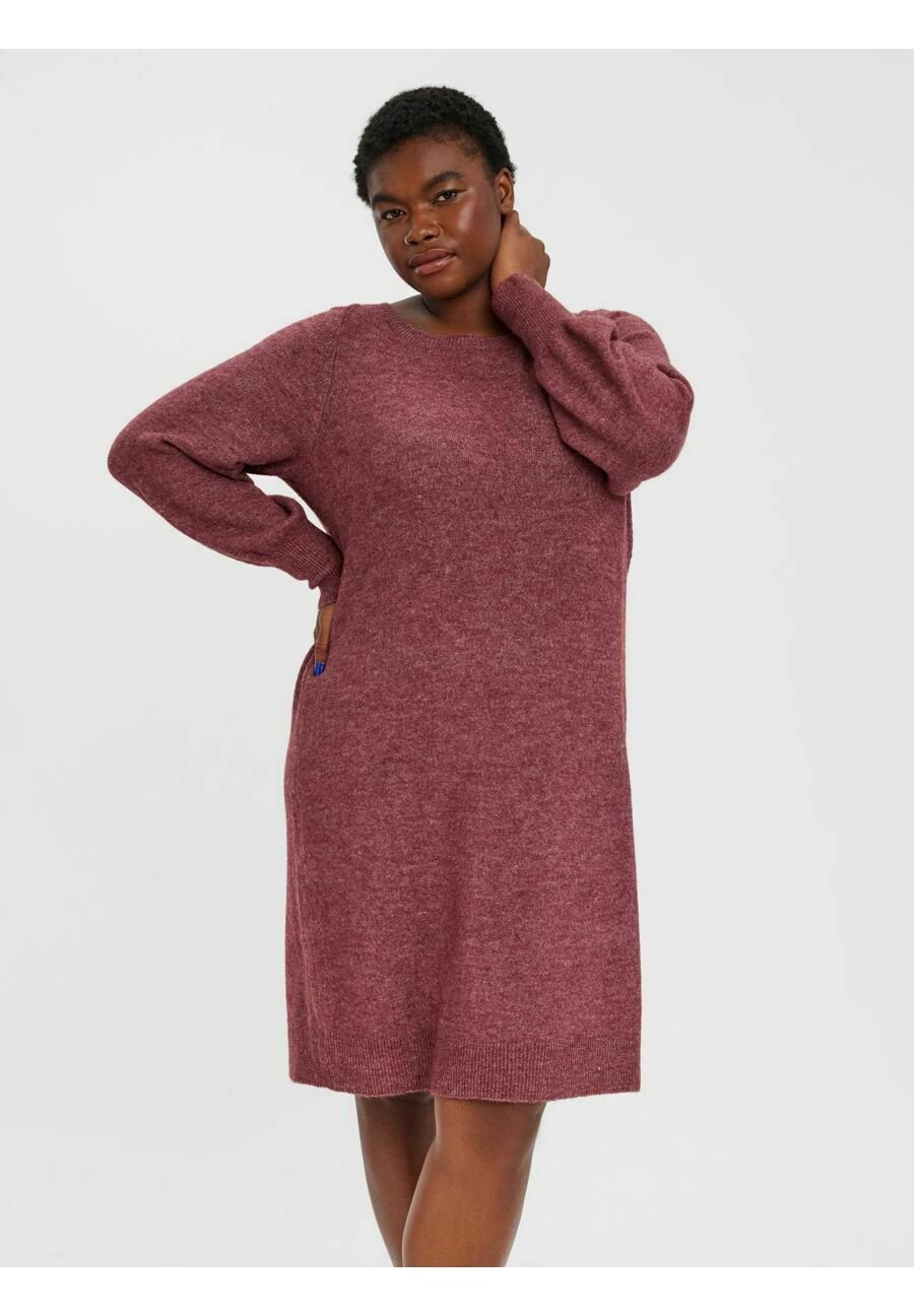 

Вязаное платье Vero Moda, розовый