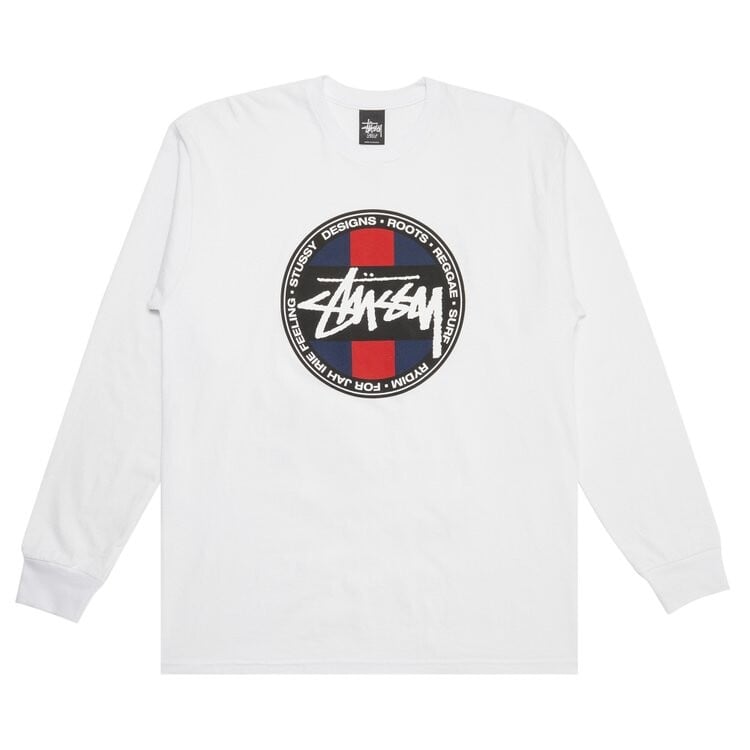 

Лонгслив Stussy SS Stripe Dot 'White', белый