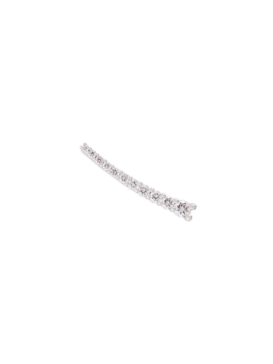 

Серьга-кафф Dasha Super Fine из белого золота с бриллиантами ALINKA, металлик
